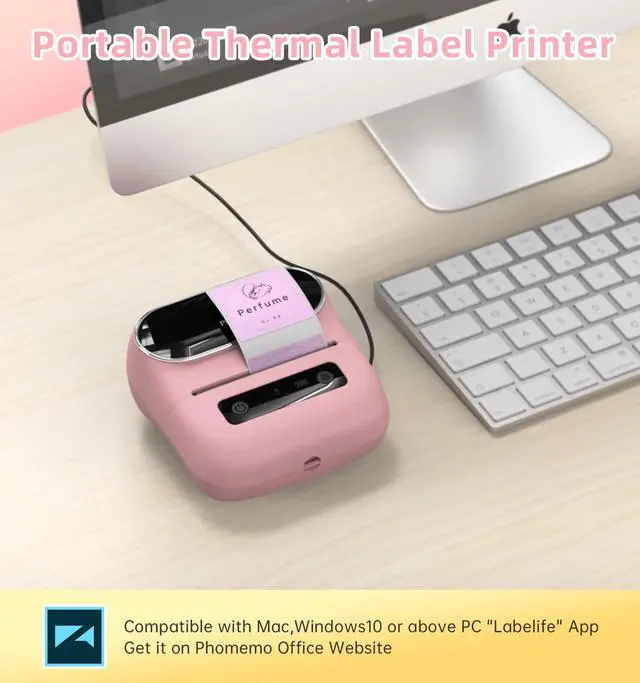 Alt view image 5 of 5 - Phomemo M220 Label Maker, 241bt Bluetooth Shipping Label Printer, Compatible with Android and iOS Phone & Laptop