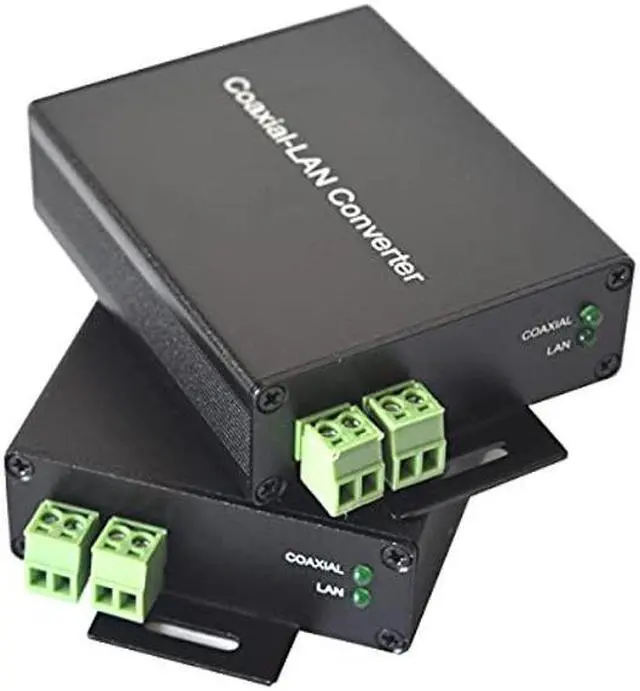Alt view image 5 of 5 - Wekuant Ethernet Extender Kit (Pair) Over Twisted Pair/Telephone Wire/Phone line up to 2Km(6500ft) for HD Network IP Camera, Webcam