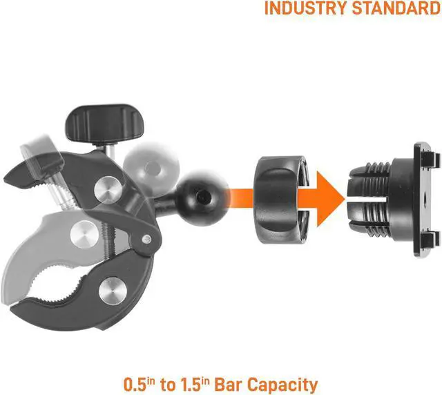 Alt view image 3 of 5 - iBOLT TabDock Point of Purchase/POS Wall Mount - with 5 Tablet Holders Perfect for Multiple delivery Applications (DoorDash, Uber eats, Postmates, etc.) Fits 7 to 10 inch Tablets