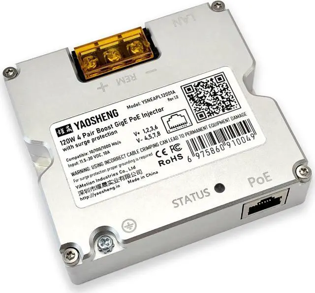 Main image of 120W Boost PoE Injector with Comprehensive Protection for Standard Actuated Starlink