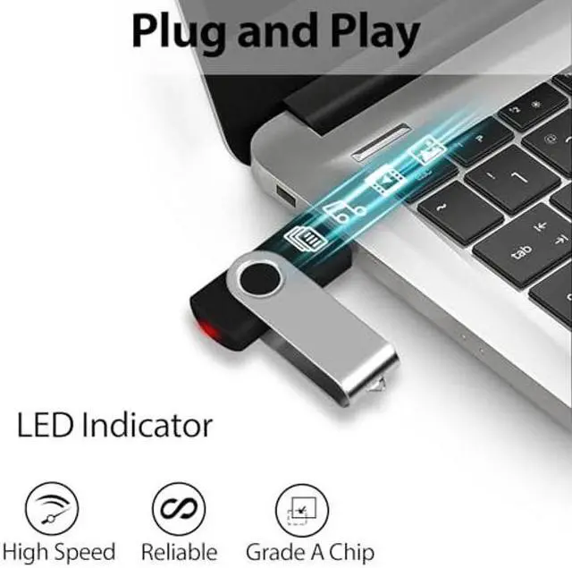Alt view image 2 of 5 - AreTop 512MB USB Flash Drives 100 Pack, Premium USB2.0 100 Pack Thumb Drives Bulk USB 100 Pack 512MB Pendrive Memory Stick Jump Drive 100 Pack Flash Drives Bulk (100 Pack 512MB, Black)