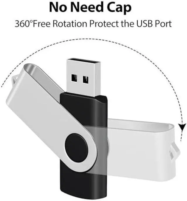 Alt view image 3 of 5 - AreTop 512MB USB Flash Drives 100 Pack, Premium USB2.0 100 Pack Thumb Drives Bulk USB 100 Pack 512MB Pendrive Memory Stick Jump Drive 100 Pack Flash Drives Bulk (100 Pack 512MB, Black)