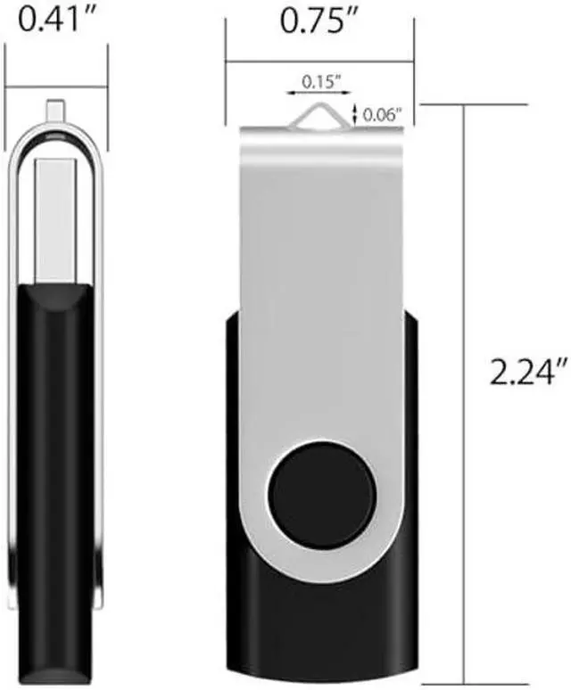 Alt view image 4 of 5 - AreTop 512MB USB Flash Drives 100 Pack, Premium USB2.0 100 Pack Thumb Drives Bulk USB 100 Pack 512MB Pendrive Memory Stick Jump Drive 100 Pack Flash Drives Bulk (100 Pack 512MB, Black)