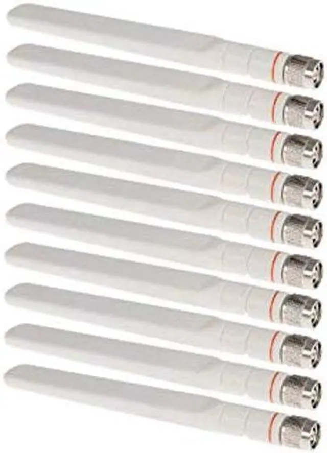 Main image of RW RoutersWholesale 2.4GHz / 5GHz Dual-Band (RP-TNC) Antenna Compatible/Replacement for Cisco AIRONET AIR-ANT2524DW-R= (White) 10PACK