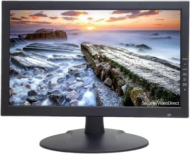 Main image of SVD 18.5 inch Security Monitor Professional, CCTV Monitor with HDMI VGA/BNC/USB Video Input, Computer Monitor Ultra Thin, LED Security Monitor for DVR Home Office Surveillance Security System, Black