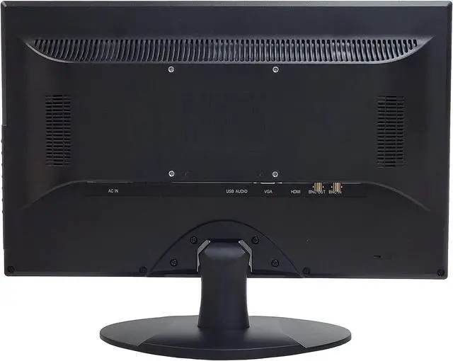 Alt view image 4 of 5 - SVD 18.5 inch Security Monitor Professional, CCTV Monitor with HDMI VGA/BNC/USB Video Input, Computer Monitor Ultra Thin, LED Security Monitor for DVR Home Office Surveillance Security System, Black