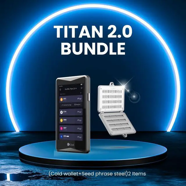 Alt view image 2 of 5 - ELLIPAL Titan 2.0 Crypto Cold Wallet, Hardware Wallet, 100% offline, Air-gapped - The Most Secure Crypto Wallet for 10000+ Coins & Tokens & NFTs