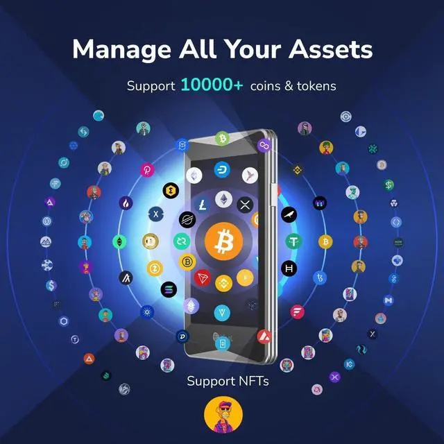 Alt view image 5 of 5 - ELLIPAL Titan 2.0 Crypto Cold Wallet, Hardware Wallet, 100% offline, Air-gapped - The Most Secure Crypto Wallet for 10000+ Coins & Tokens & NFTs