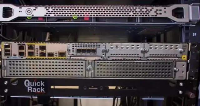 Alt view image 3 of 5 - Quick Rack - Essential for Network pros! Simplify Router, Switch, and Server Setup. Compatible with 19" Rails, Square, and Threaded Holes, ensuring a for Diverse Rack configurations