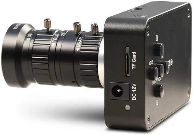 Alt view image 3 of 5 - MOKOSE 4K HDMI Industry Camera C/CS-Mount Teaching Webcam with 10-50MM Telephoto Zoom Manual Lens
