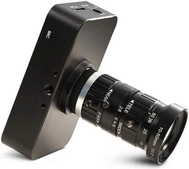 Alt view image 4 of 5 - MOKOSE 4K HDMI Industry Camera C/CS-Mount Teaching Webcam with 10-50MM Telephoto Zoom Manual Lens
