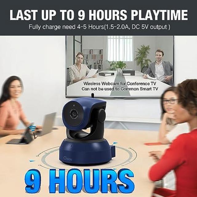 Gsou Wireless Webcam,1080P HD Video Calling and Streaming Camera