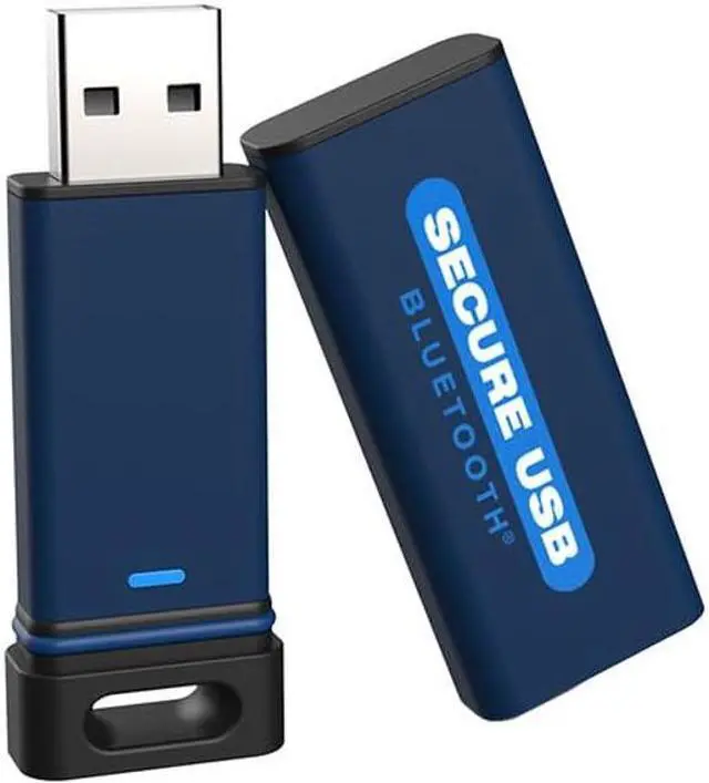 Main image of SecureData SecureUSB BT 128GB Hardware Encrypted USB 3.0 Flash Drive FIPS 140-2 Level 3 Unlock via Phone app TAA Compliant, CJIS, HIPAA, CMMC, GDPR Compliant, Works with Mac and Win Free AV