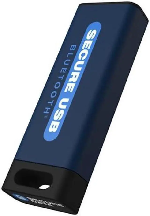 Alt view image 2 of 5 - SecureData SecureUSB BT 128GB Hardware Encrypted USB 3.0 Flash Drive FIPS 140-2 Level 3 Unlock via Phone app TAA Compliant, CJIS, HIPAA, CMMC, GDPR Compliant, Works with Mac and Win Free AV