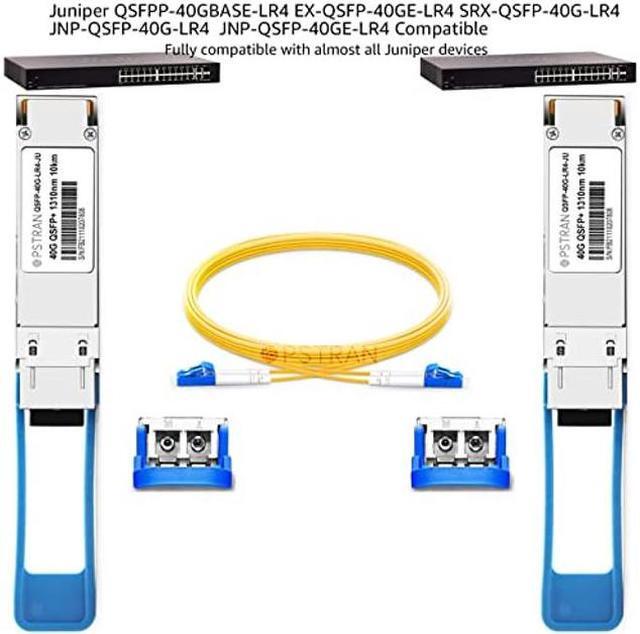 Alt view image 4 of 5 - OPSTRAN 40GBASE-LR4 QSFP+ Optical Transceiver Module Compatible for Juniper QSFPP-40GBASE-LR4 EX-QSFP-40GE-LR4 JNP-QSFP-40G-LR4 JNP-QSFP-40GE-LR4 40G QSFP+ LR4 1310nm 10km DDM Duplex LC SMF