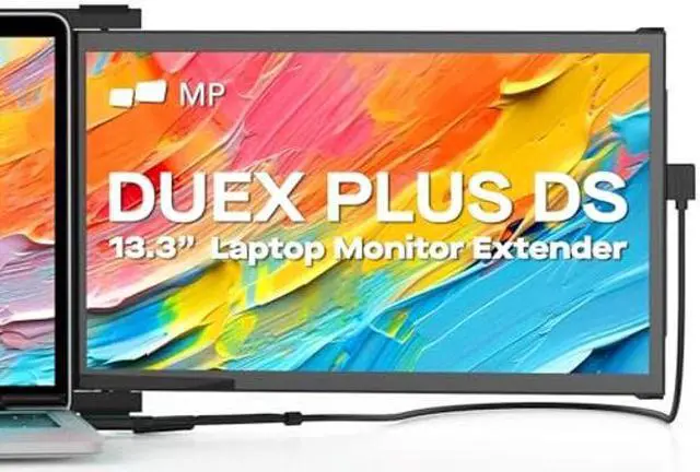 Main image of Portable Monitor for Laptop, New Mobile Pixels Duex Plus DS 13.3" FHD 1080P Laptop Screen Extender, USB Type-C/HDMI Plug and Play Laptop Extended Monitor, Windows/macOS/Android/Switch Compatible