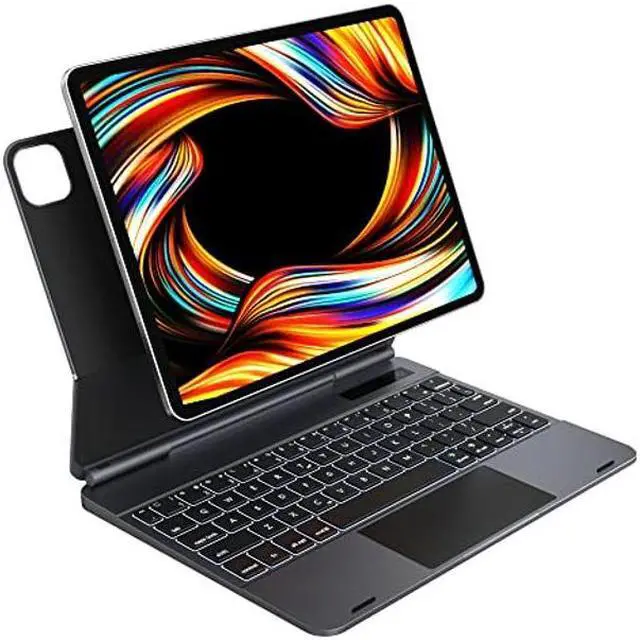 Main image of doqo Keyboard Case for ipad pro 11 inch 4th-2022/3rd-2021/2nd-2020/1st-2018 gen, ipad Air 10.9inch 5th/4th gen,Metal Keyboard Case with Multi-Touchpad,Floating Cantilever Stand