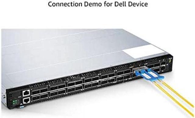 Alt view image 4 of 4 - OPSTRAN 40GBASE-LR4 QSFP+ Optical Transceiver Module Compatible for Dell and Dell Force10 430-4917 QSFP-40G-LR4 407-BBGN GP-QSFP-40GE-1LR 40G QSFP+ LR4 1310nm 10km DDM Duplex LC SMF