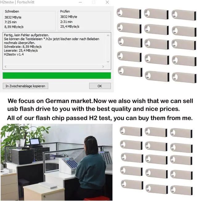 Alt view image 3 of 4 - 4GB USB Flash Drive 100 Pack Flash Drive 100 Pack 4GB USB Bulk USB Flash Drives Thumb Drive 100 Pack 4GB Metal Mini USB Drive Pen Drive lcwamy (Silver, No Logo)