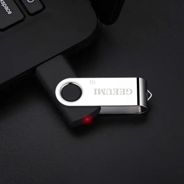 Alt view image 4 of 5 - GEEUMI Bulk USB Flash Drive 4GB 100 Pack Multicolor 2.0 Thumb Drive Rotated Design,Memory Stick with LED Light for Storage and Backup Data, Jump Drive,100/Pack,4Gig