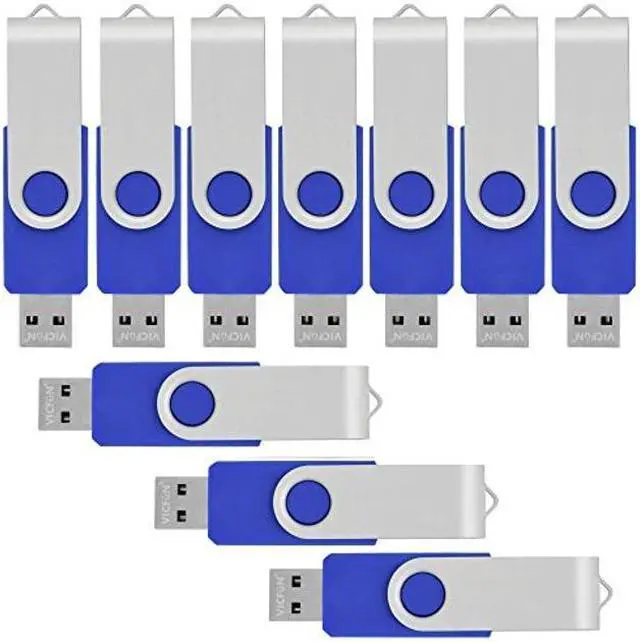 Main image of VICFUN 100pcs 8gb Flash Drives Bulk 8GB USB Flash Drive 8GB Memory Stick USB 2.0-Blue