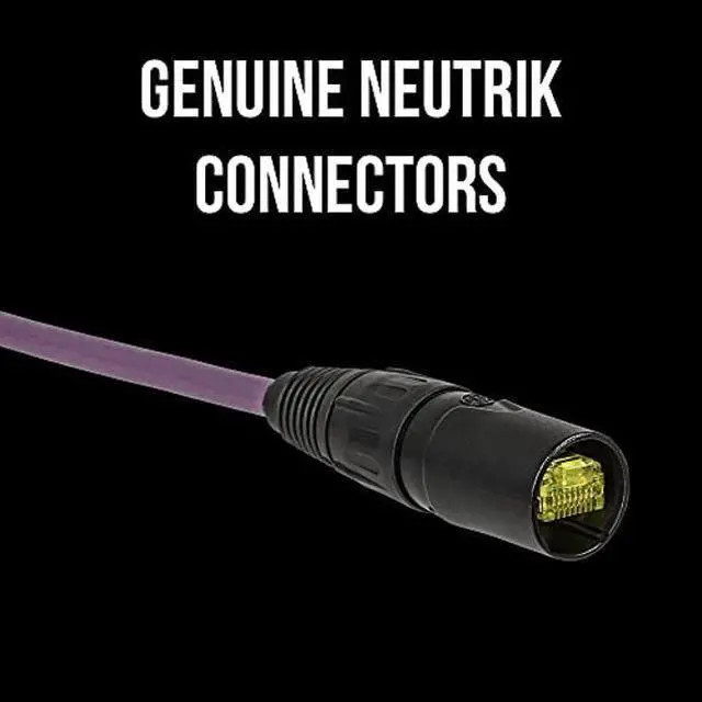 Alt view image 2 of 5 - SoundTools SuperCAT Professional Grade Shielded CAT5e etherCON Cable, Flexible Polyurethane Jacket, Neutrik Connectors (150 feet, Purple)