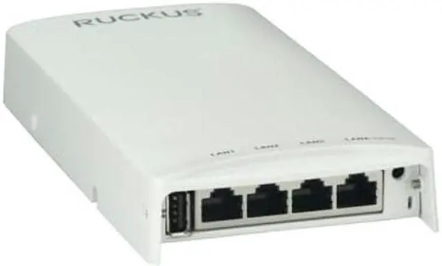Main image of Ruckus Networks H550 Series Wi-Fi 6 Wall-Mounted Indoor Access Point and Switch (901-H550-US00)