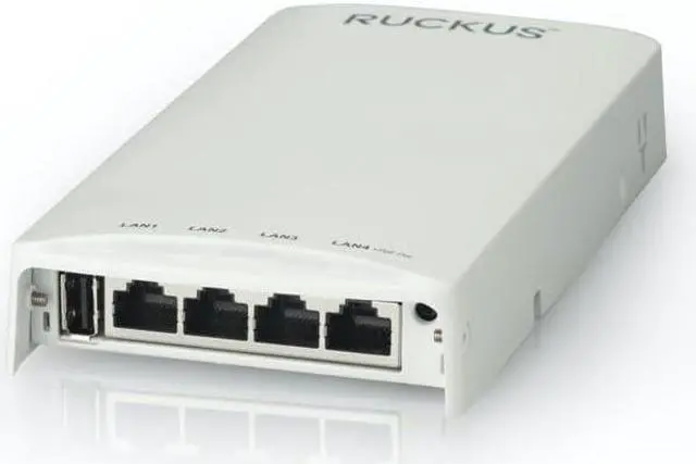 Alt view image 2 of 4 - Ruckus Networks H550 Series Wi-Fi 6 Wall-Mounted Indoor Access Point and Switch (901-H550-US00)