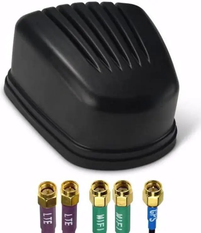 Main image of Proxicast 5-in-1 Pro-Grade Low-Profile 2x2 MIMO 4G/5G + Wi-Fi + GPS Screw Mount Combination Vehicle Antenna Compatible with Cradlepoint, Digi, Peplink and Other Modems/Routers (Gibraltar ANT-510-221)