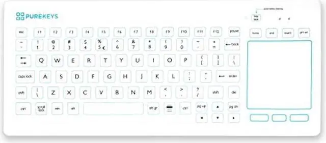Main image of PUREKEYS Medical Keyboard Touchpad USB White