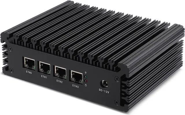 Main image of KETUOPU Mini PC Router Firewall Intel N100 up to 3.4GHz, K100L4 8G DDR5 RAM 64G SSD Micro Firewall Appliance Computer Router with 4x2.5GbE I226-V LAN, Support AES-NI