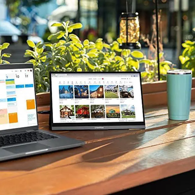 Alt view image 2 of 5 - SideTrak Solo Pro 13" Touchscreen Portable Monitor for Laptop | 1080p LED Small Laptop Screen Extender | Kickstand | 10ms Response Time | 60Hz Refresh Rate | USb-C, Mini-HD | 1.6 lbs Travel Monitor