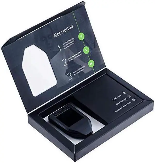 Alt view image 5 of 5 - Trezor Model T + Billfodl Cryptocurrency Hardware Wallet with SteelWallet Cold Seed Storage (Bundle)