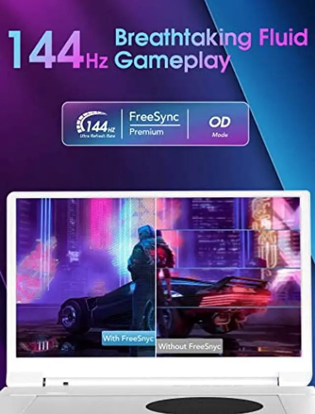 Alt view image 5 of 5 - DEPGI 15.6" Portable Monitor for Xbox Series S,144Hz 2K QHD IPS Gaming Monitor for Xbox Series S (Not Included), with HDR AMD FreeSync 2X HDMI for Indoor Outdoor Travel