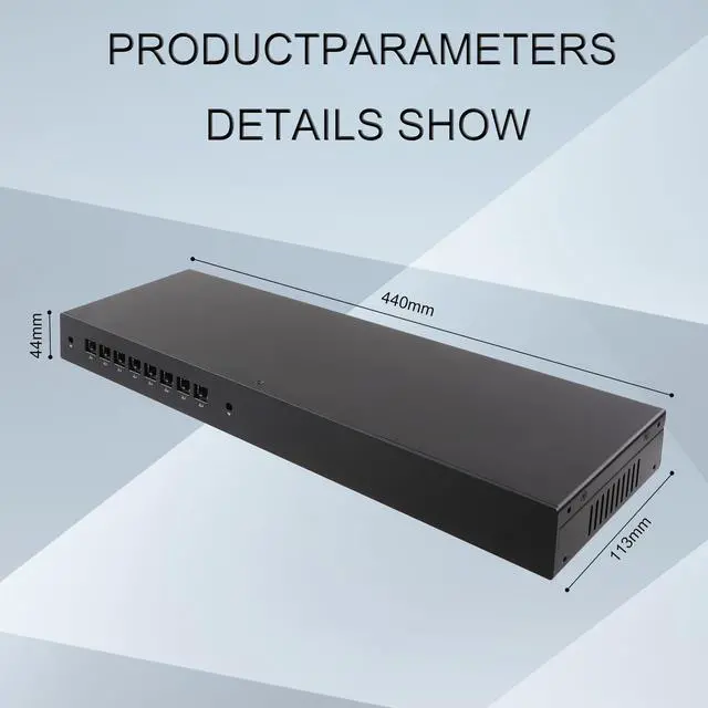 Alt view image 5 of 5 - KETUOPU 1U Rack Mini PC Firewall Router K4305U8 with Celeron 4305U, 8G DDR4 RAM 128G SSD Micro Firewall Appliance, 8*Intel 2.5Gigabit Ethernet, 1*COM(RJ45), AES-NI, for Home/Office/School/Hotel