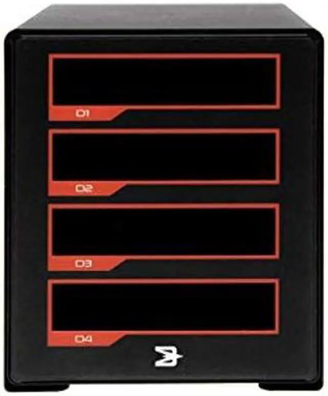 Alt view image 4 of 5 - BLACKJET TX-4DS Thunderbolt 3 Cinema 4-Bay Dock System, Professional Video Post Production, DIT, Workflow, 40Gbps, Editing, Storage, NVMe, SSD, Archive
