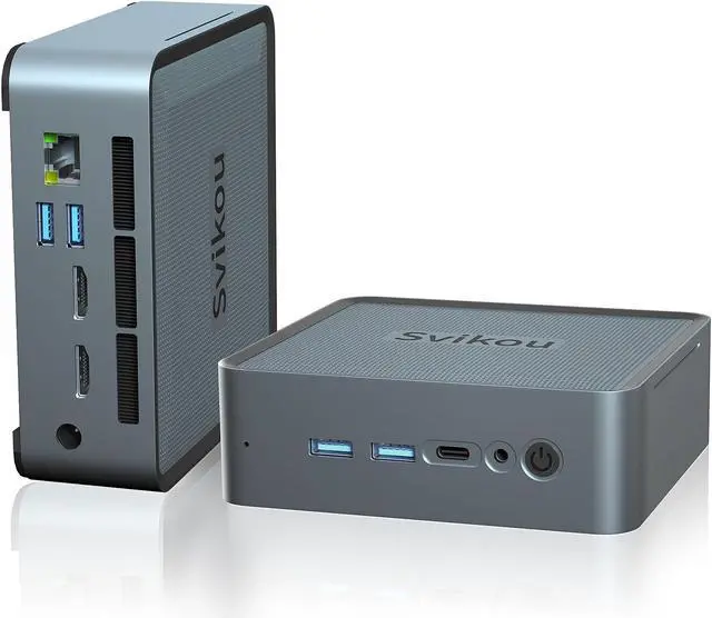 Main image of Svikou Mini PC [(Win 11Pro & Office 2019)]  AMD Ryzen 7 5800U(up to 4.4GHz) 32GB DDR4 RAM 1TB NVMe SSD 8 Core Mini Desktop Computer Support Three Screen/4K HD Output/WiFi 6/BT 5.2/HDMI(32+1TB)