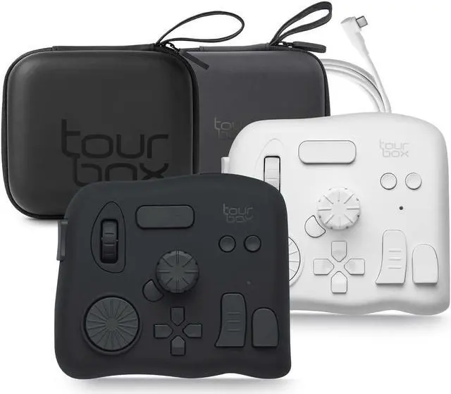 TourBox NEO Set + TourBox Elite Set (White) - Newegg.com
