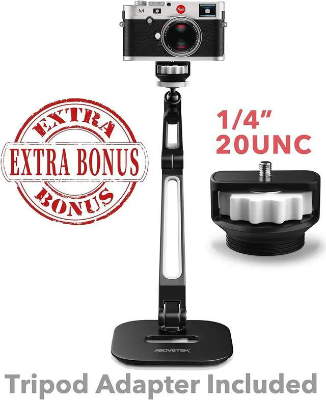 Alt view image 4 of 5 - AboveTEK Long Arm Aluminum Tablet Stand Fits 4-11" Display Tablet/Phones, Stylish Aluminum Tablet Stand Fits 4-11" Tablets/Smartphones for Kitchen Bedside Office Table POS Kiosk Showroom