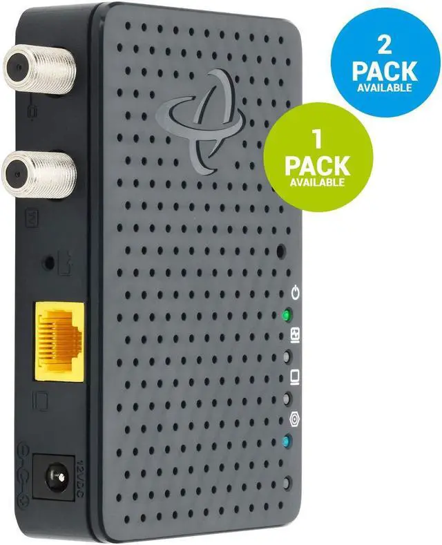 Alt view image 2 of 5 - Hitron Bonded MoCA 2.5 Network Adapter for Ethernet Over Coax (Add-on 1 Pack) | 1 Gbps Ethernet, 2.5 Gbps Over existing Coax Cables | Ideal Backbone for Home Mesh WiFi, Streaming, and Gaming