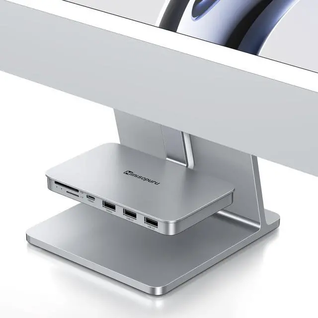 Studio Display Dock Minisopuru USB C Hub For IMac - 7-in-1 Adapter