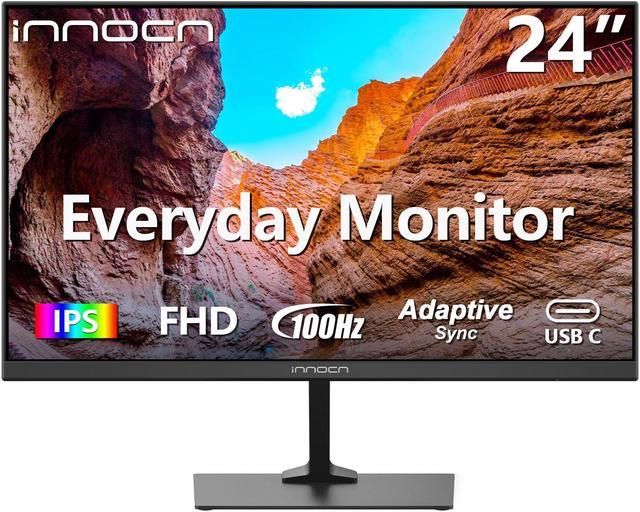 Ultra-thin 24inch 100Hz Gaming Monitor, FHD 1080P LCD Monitor Screen,  memzuoix 1920 x 1080 Gaming PC Monitor IPS HDR Display with Low Blue Light  Eye