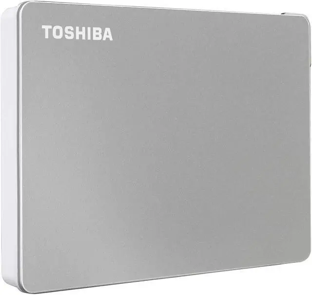 Main image of Toshiba Canvio Flex 2TB Portable External Hard Drive USB-C USB 3.0, Silver for PC, Mac, & Tablet - HDTX120XSCAA