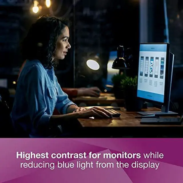 Alt view image 4 of 5 - 3M High Clarity Privacy Filter for 24.0" Widescreen Monitor (16:10) (HC240W1B)