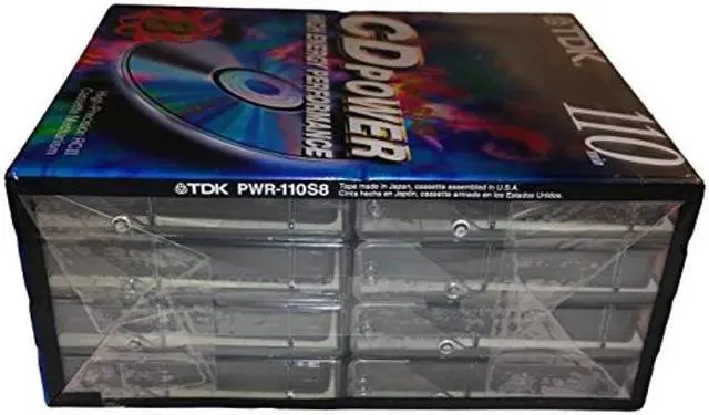 Alt view image 3 of 3 - TDK CD Power 110 High Bias High Energy Performance Blank Audio Cassette Tapes - 8 Pack