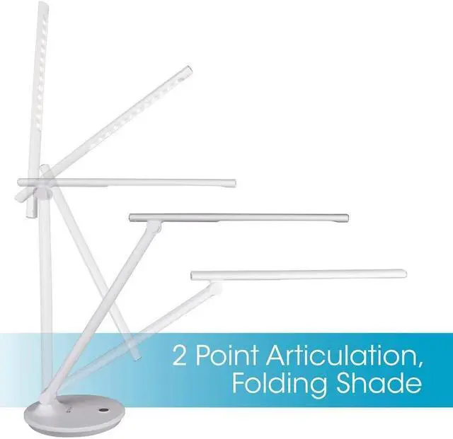 Alt view image 4 of 5 - OttLite Emerge LED Desk Lamp with 2.1A USB Charging Port