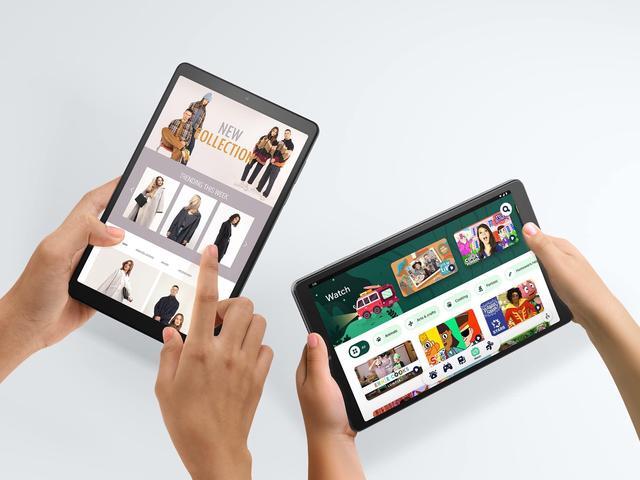 Alt view image 2 of 4 - Lenovo Tab M8 (4th Gen) - 2023 - Tablet - Long Battery Life - 8" HD - Front 2MP & Rear 5MP Camera - 2GB Memory - 32GB Storage - Android 12 (Go Edition) or Later,Gray