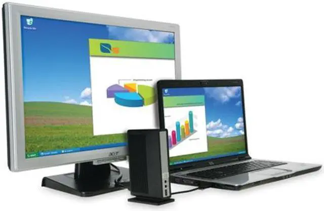 Alt view image 3 of 3 - Kensington Universal Notebook Docking Station with VGA/DVI - sd300v
