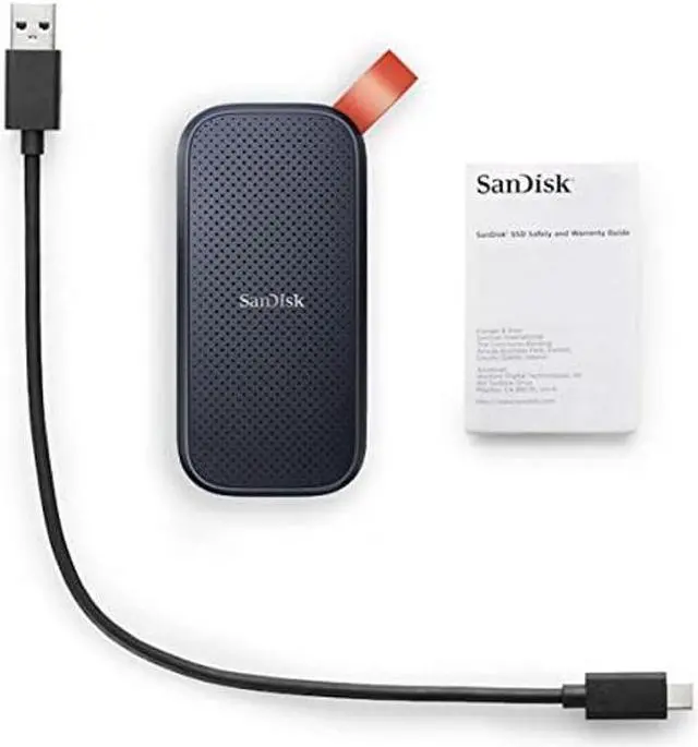 Alt view image 3 of 5 - SanDisk 1TB Portable SSD - Up to 520MB/s, USB-C, USB 3.2 Gen 2 - SDSSDE30-1T00-G25