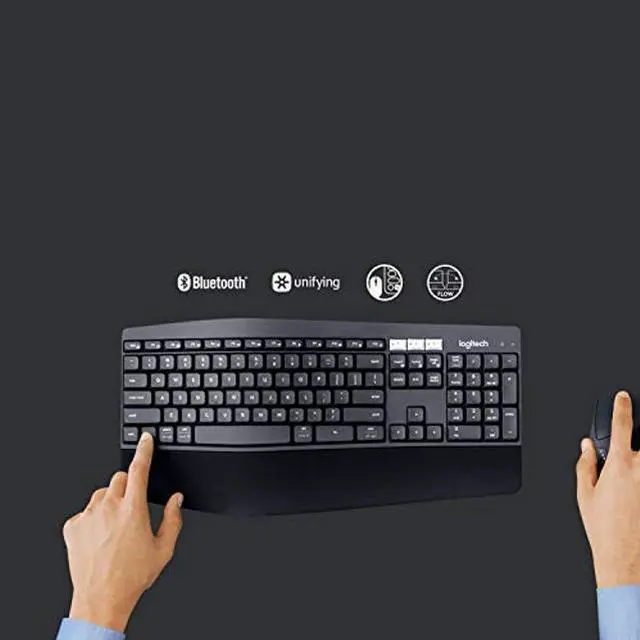 Alt view image 2 of 5 - Logitech MK850 Performance Wireless Keyboard and Mouse Combo